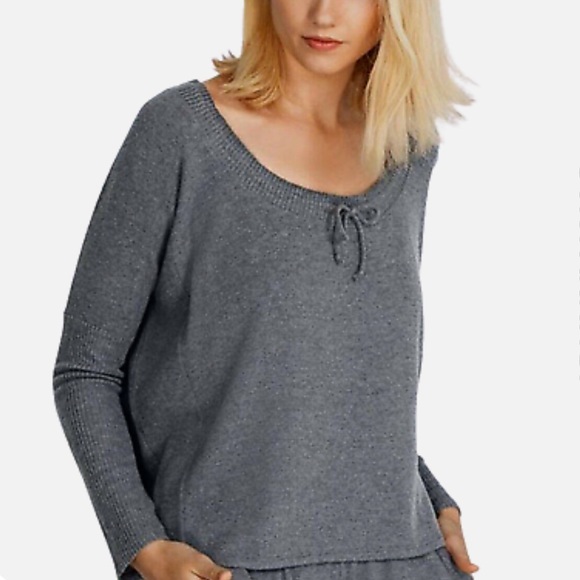 JOHNNY WAS Calme Tunnel Drawstring Crop Sweater